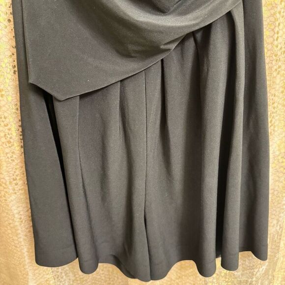 Norma Kamali Black Cayala Halter Neck Stretch Shorts Romper XS - Picture 5 of 12